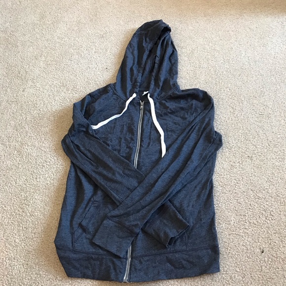 Old Navy gray zip up hoodie - Picture 3 of 6